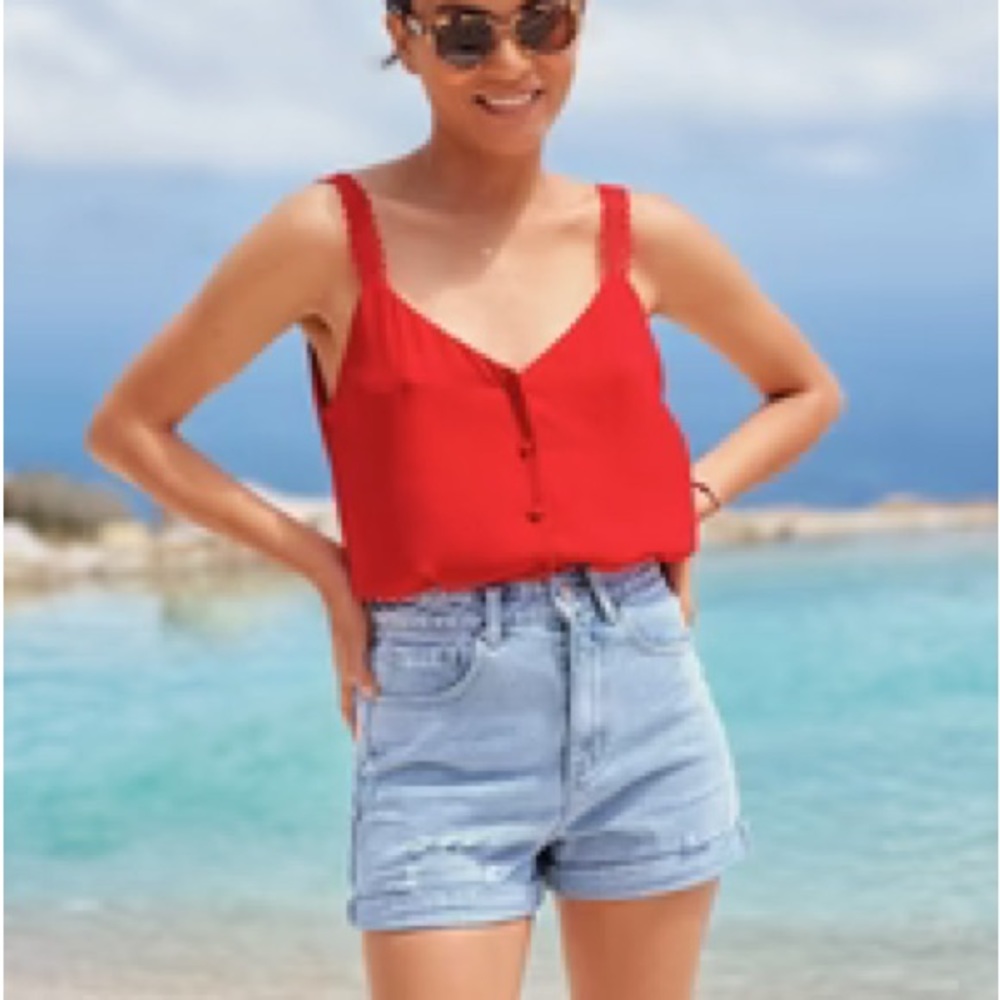 Berthie Cotille top, red, size and 8